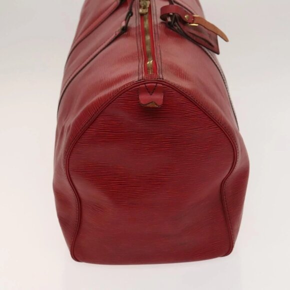 LOUIS VUITTON Epi Keepall 50 Boston Bag Red - Picture 4 of 16